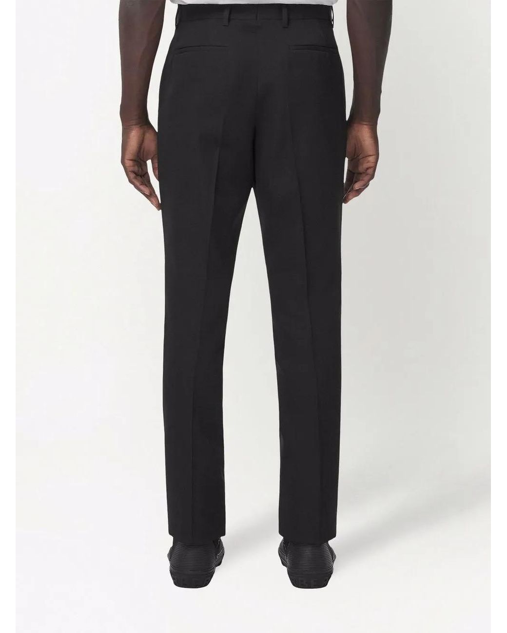 Burberry Blue Tailored Slim Trousers for men