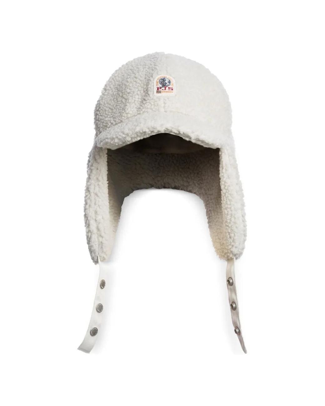 Parajumpers White Vevey Curly Fleece Hat