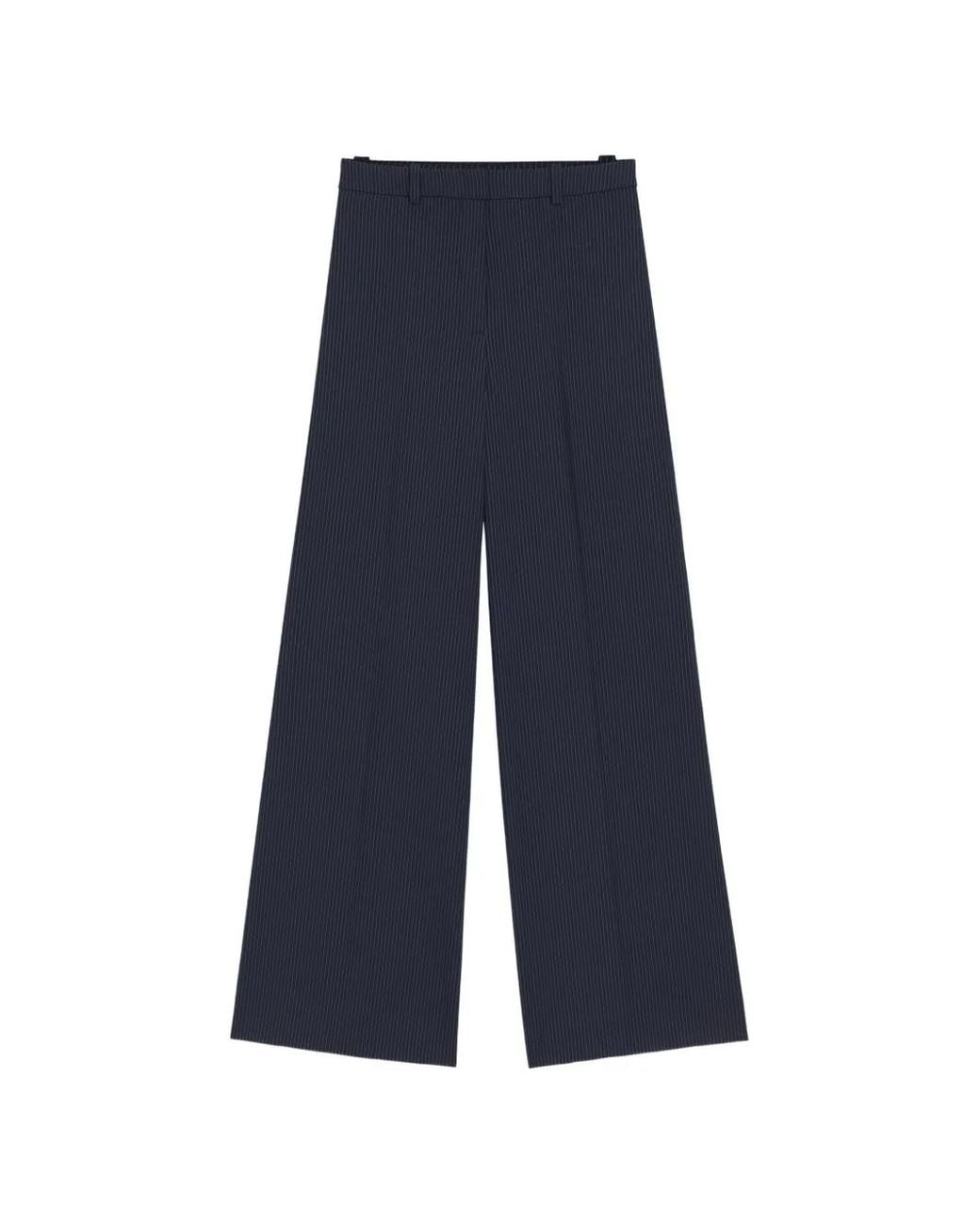 HUGO Blue Regular-Fit Wide-Leg Pants