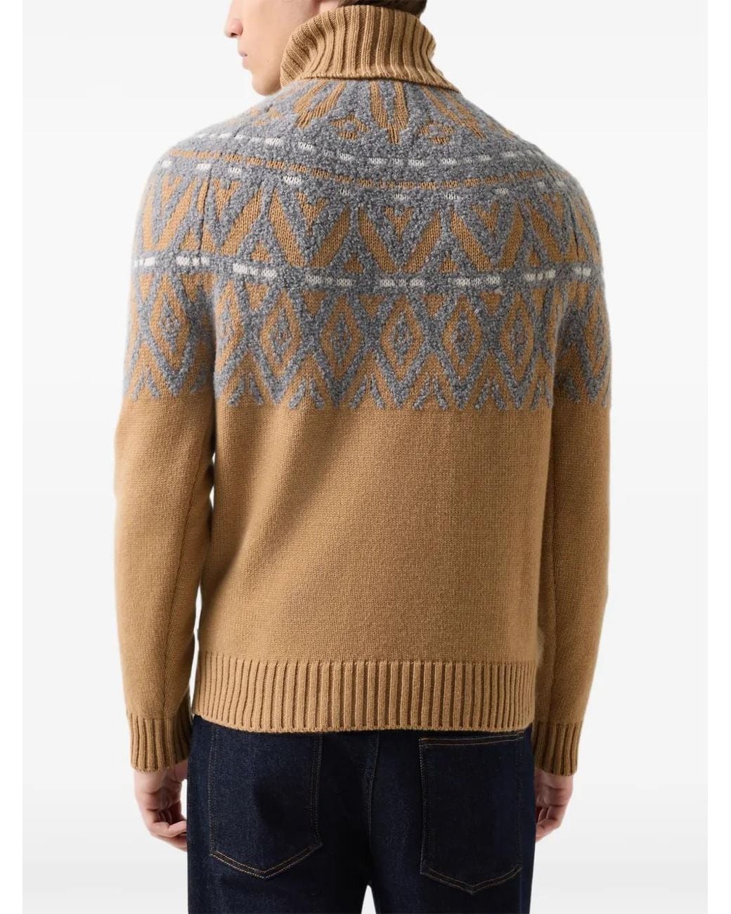 Bogner Natural Roxter Bouclé-Knit Cashmere Sweater for men