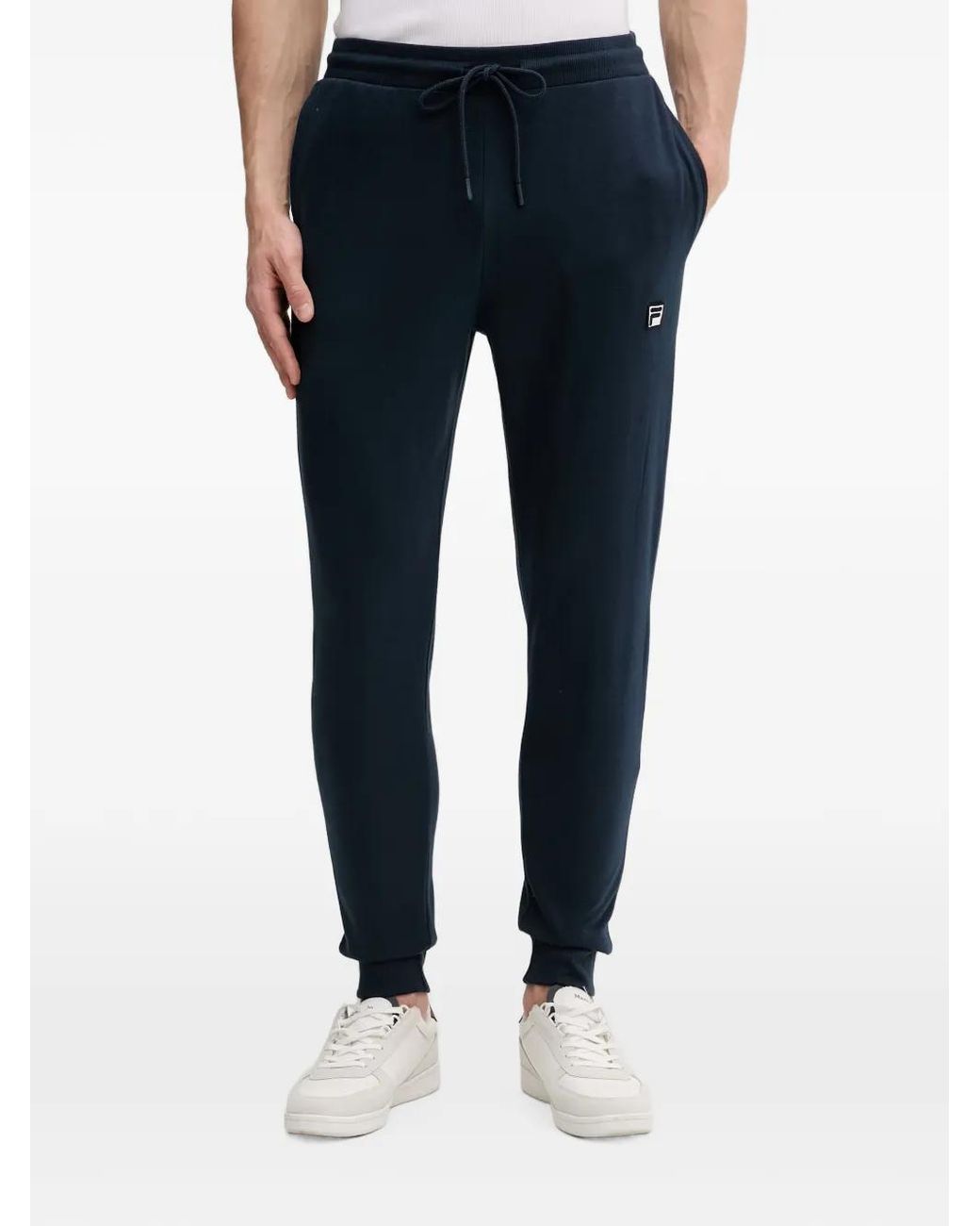 Fila Blue Logo-Patch Zip-Up Tracksuit for men