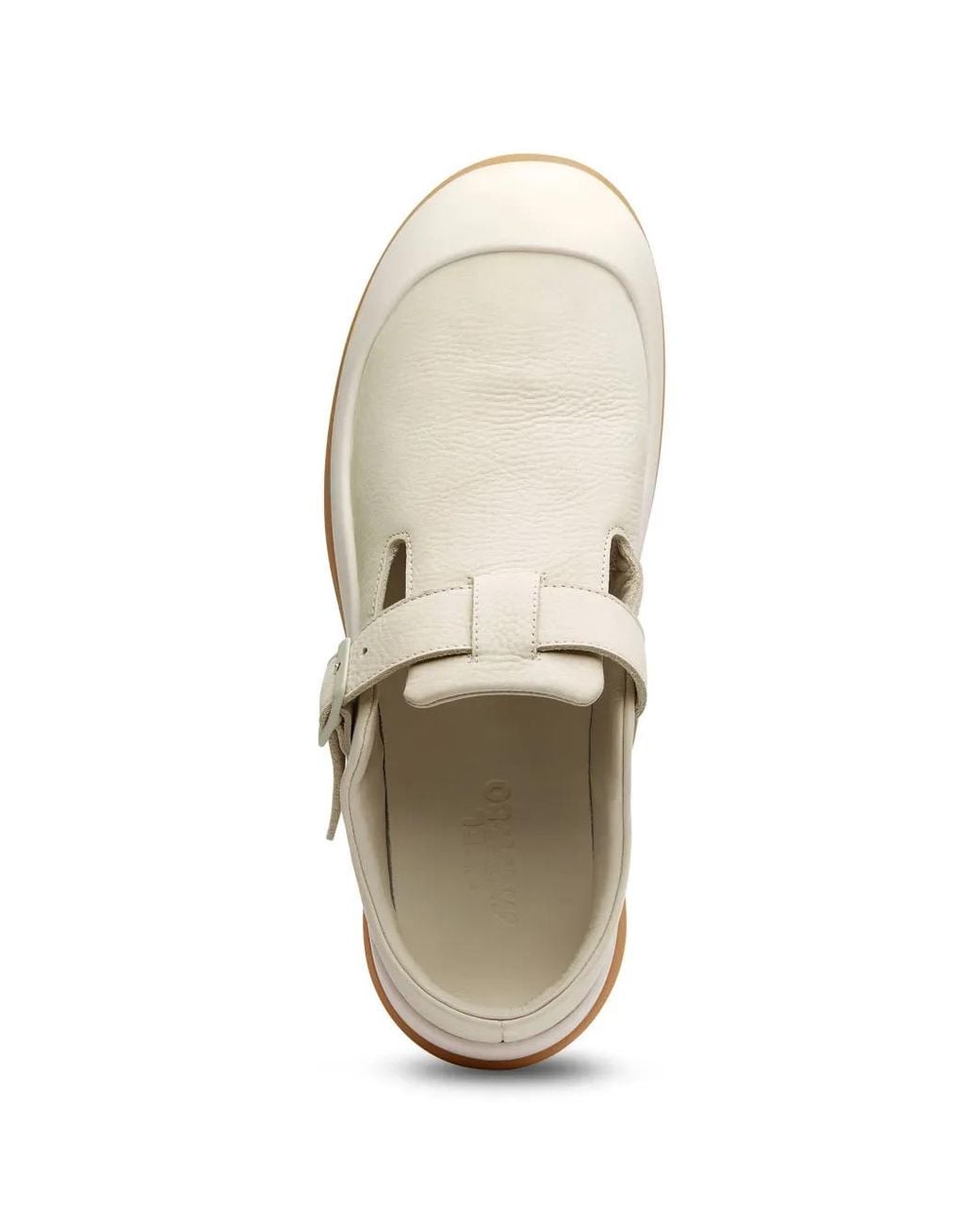 Axel Arigato White Squish T-Bar Mules for men