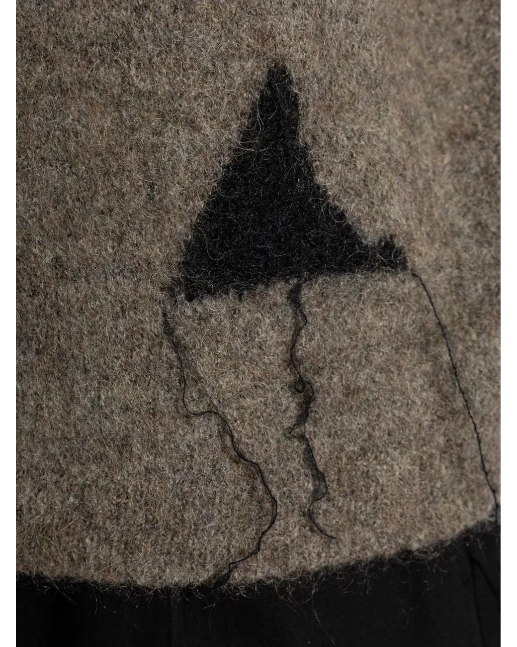 Roa Gray Logo-Detail Mohair-Blend Sweater for men