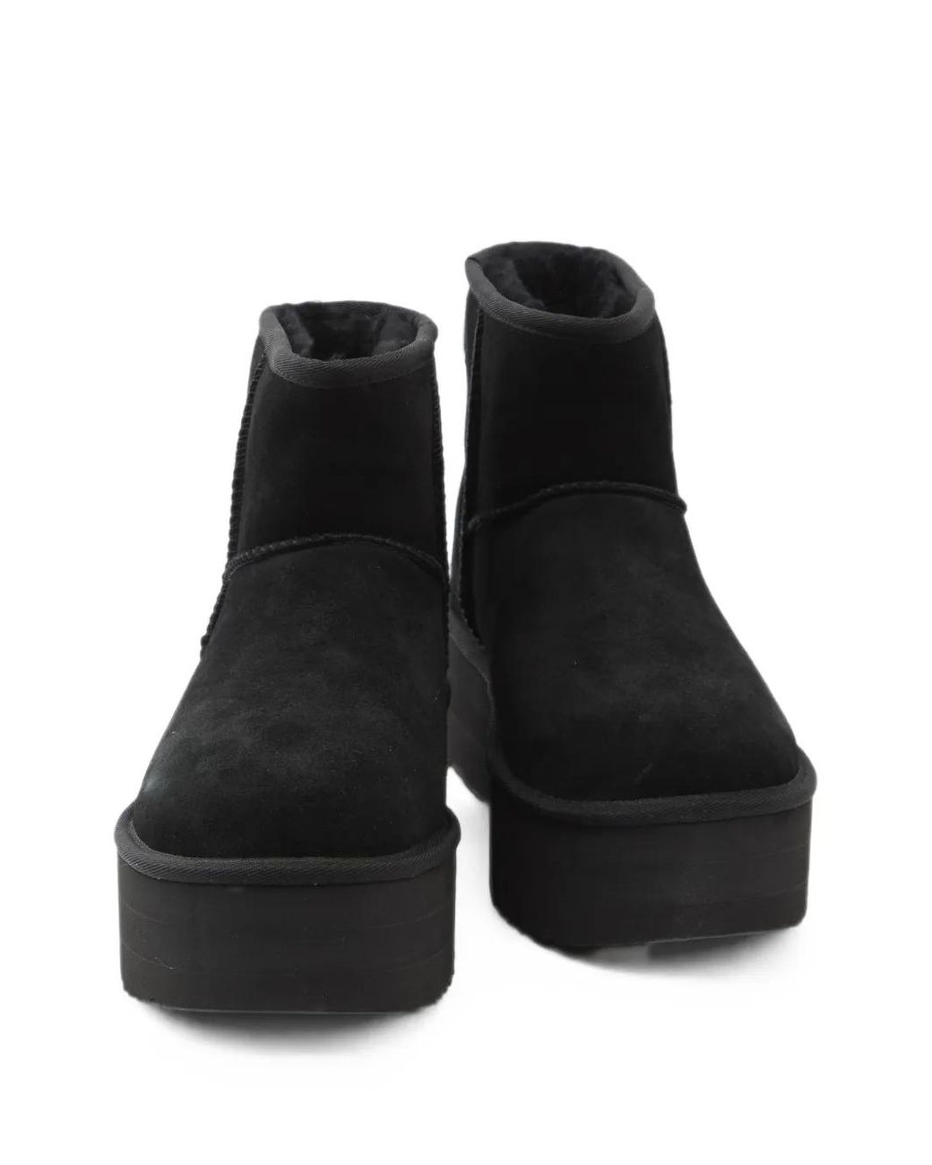 Ugg Black Classic Mini Platform Ankle Boots