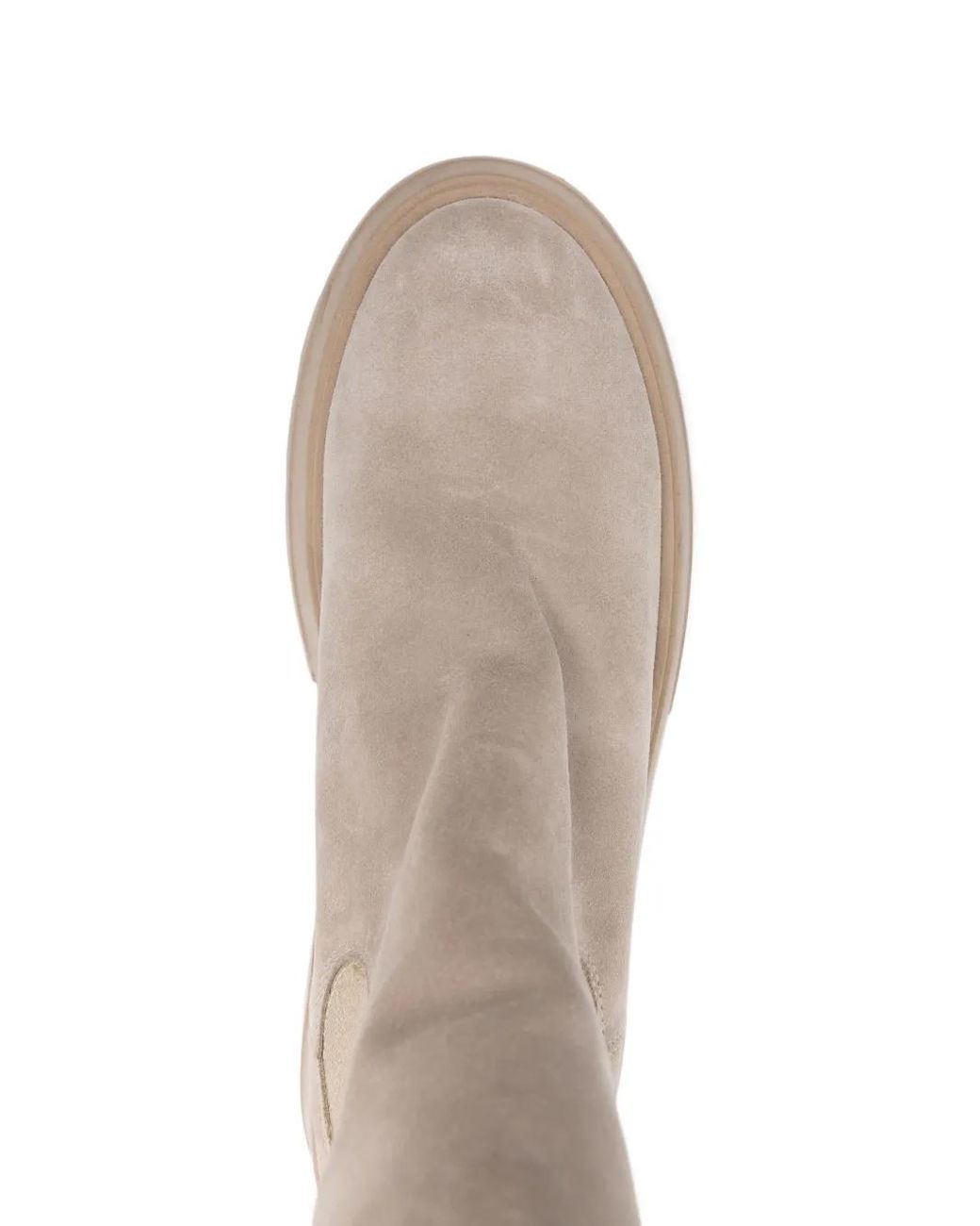 Marc O' Polo Natural 70Mm Elasticated-Panel Platform Boots