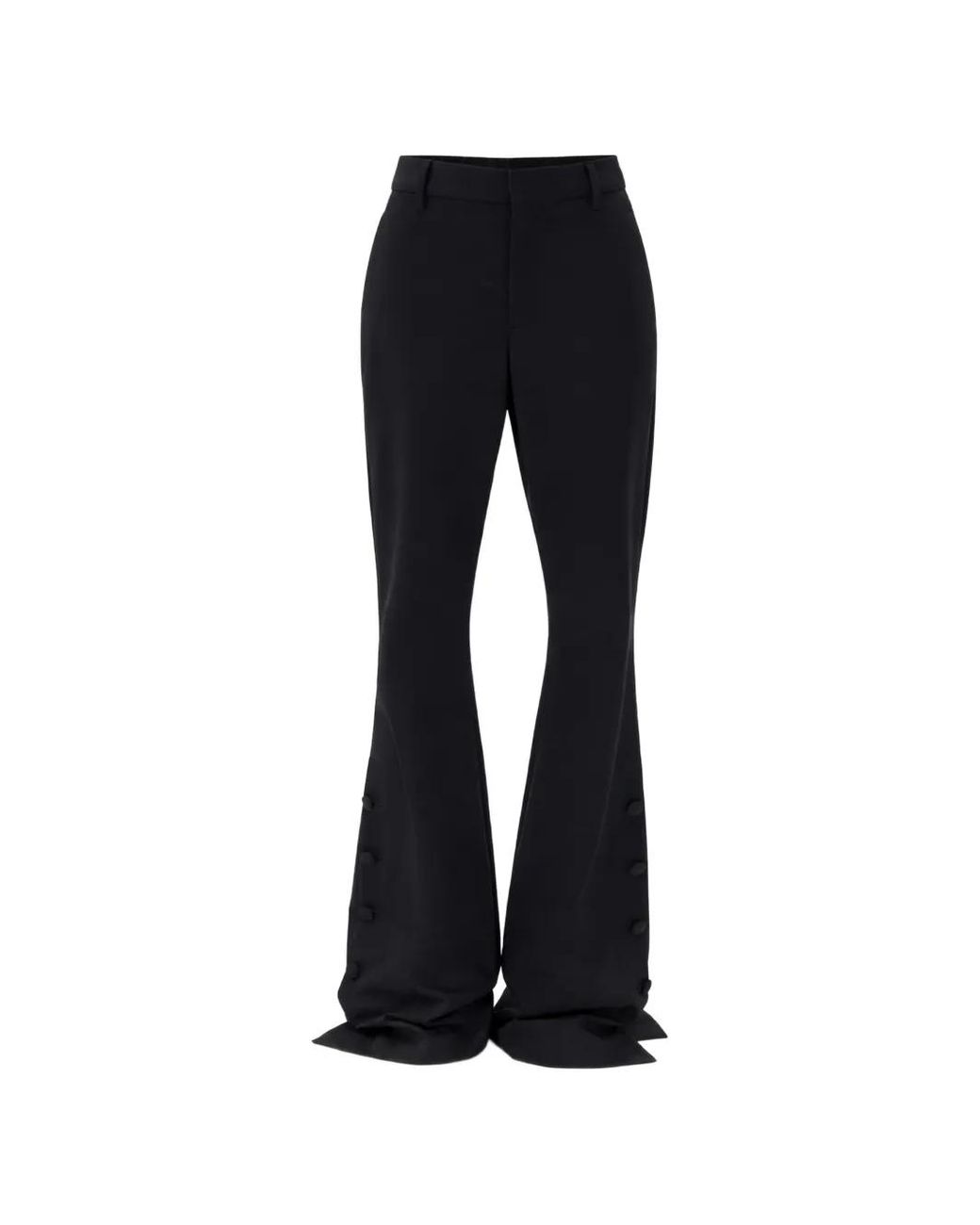 Ann Demeulemeester Black Enya Buttoned Bootcut Trousers