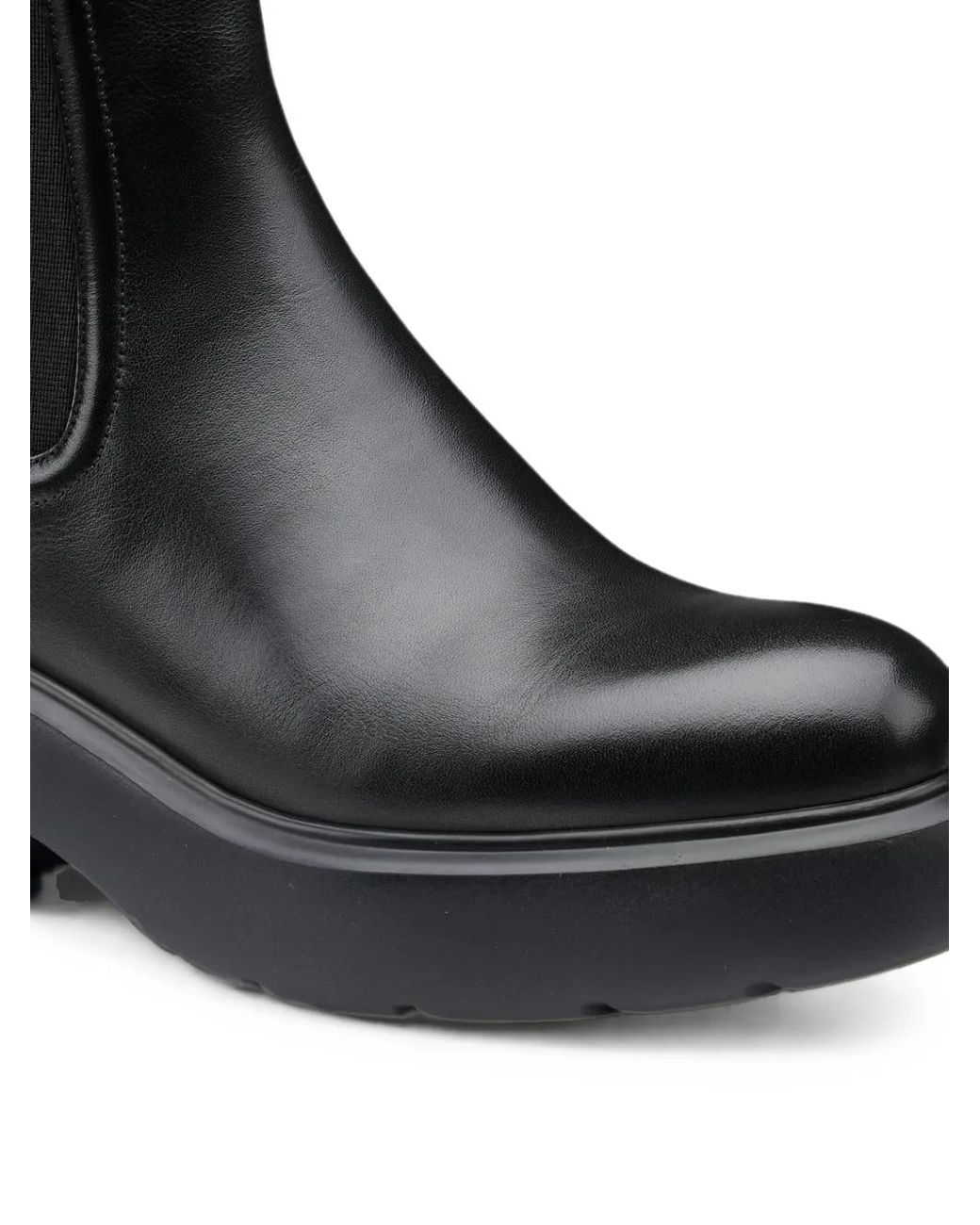 Santoni Black Shoes