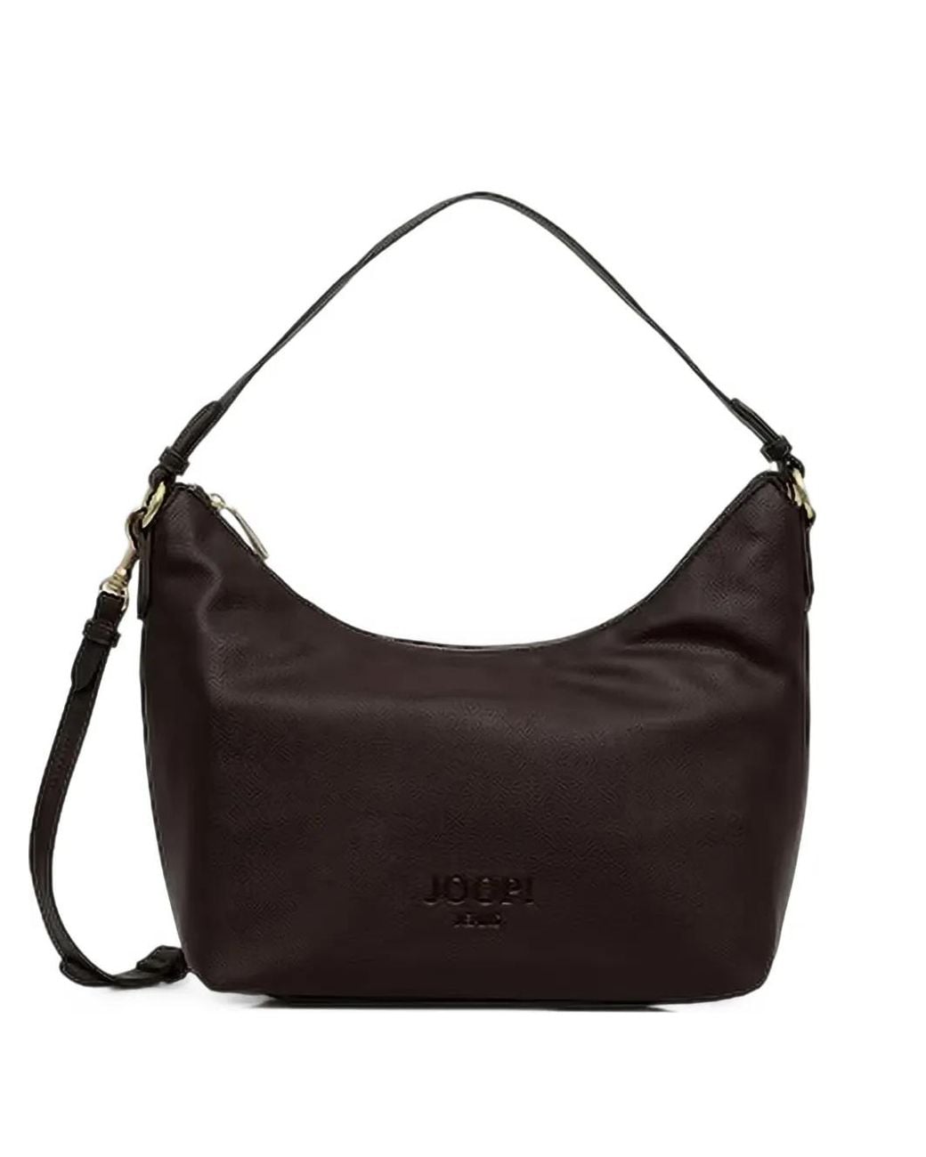 Joop! Black Cuore Lettera Dalia Logo-Debossed Grained-Effect Tote Bag