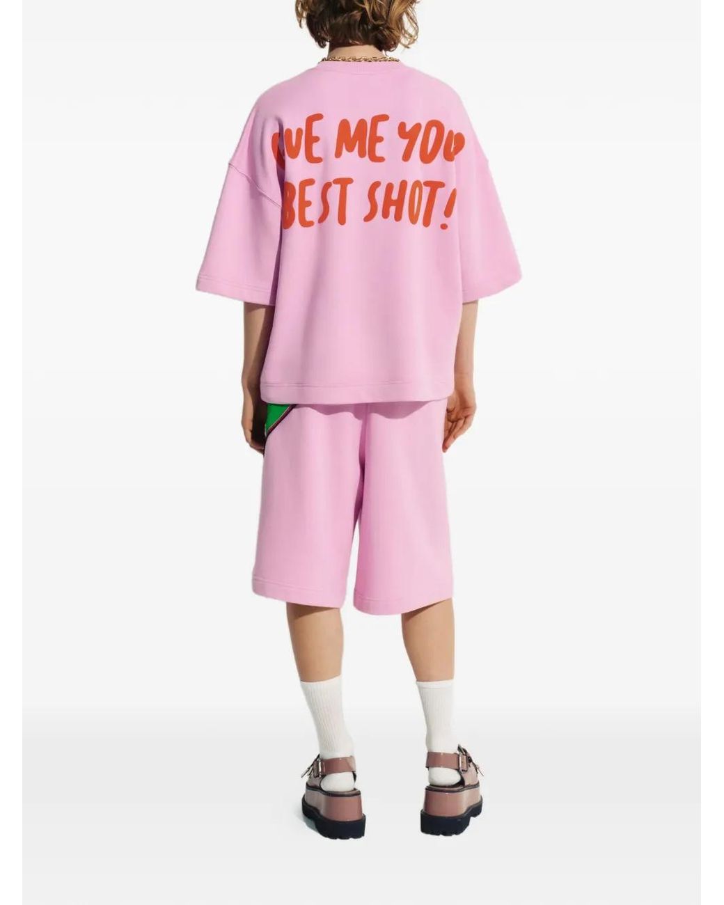 Essentiel Antwerp Pink Peanuts Lucy Graphic-Print Sweatshirt