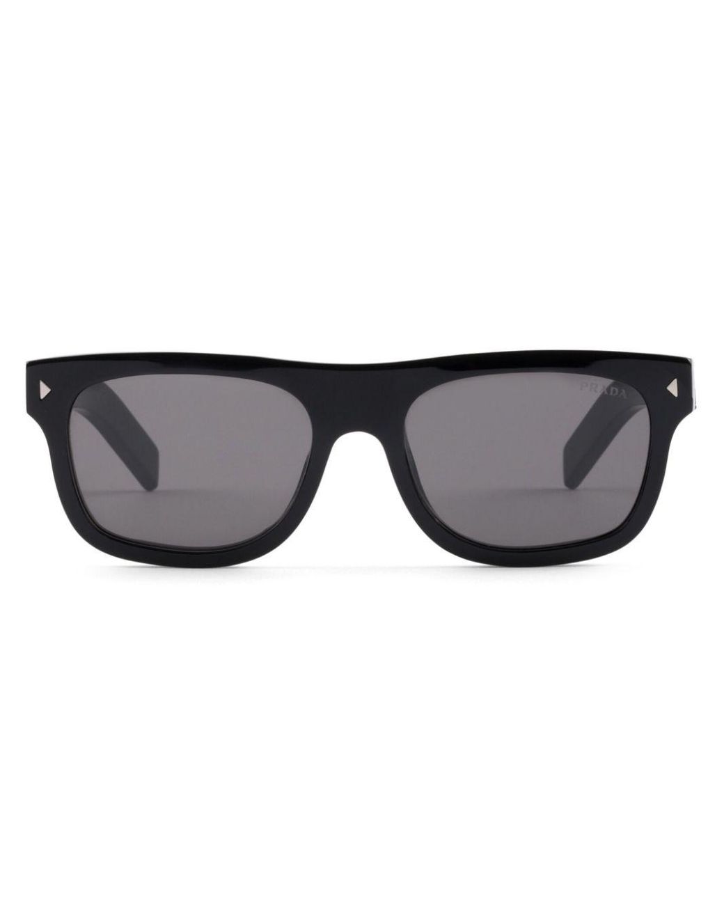 Prada Square Frame Sunglasses in Black for Men Lyst UK