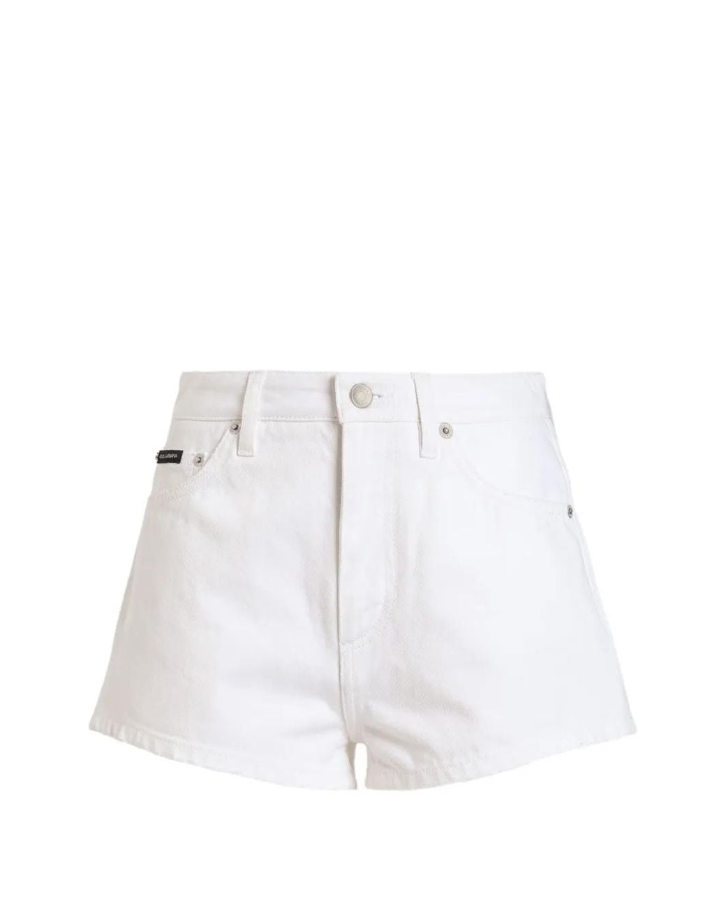 Dolce & Gabbana White Denim Shorts