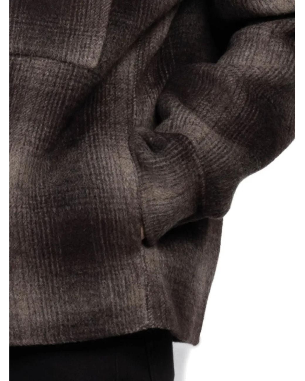 Rag & Bone Black Plaid Pocket Jacket for men