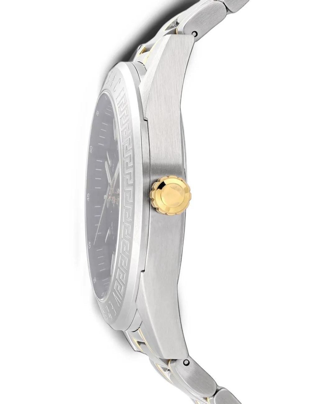 Versace Gray Greca 42Mm Watch for men