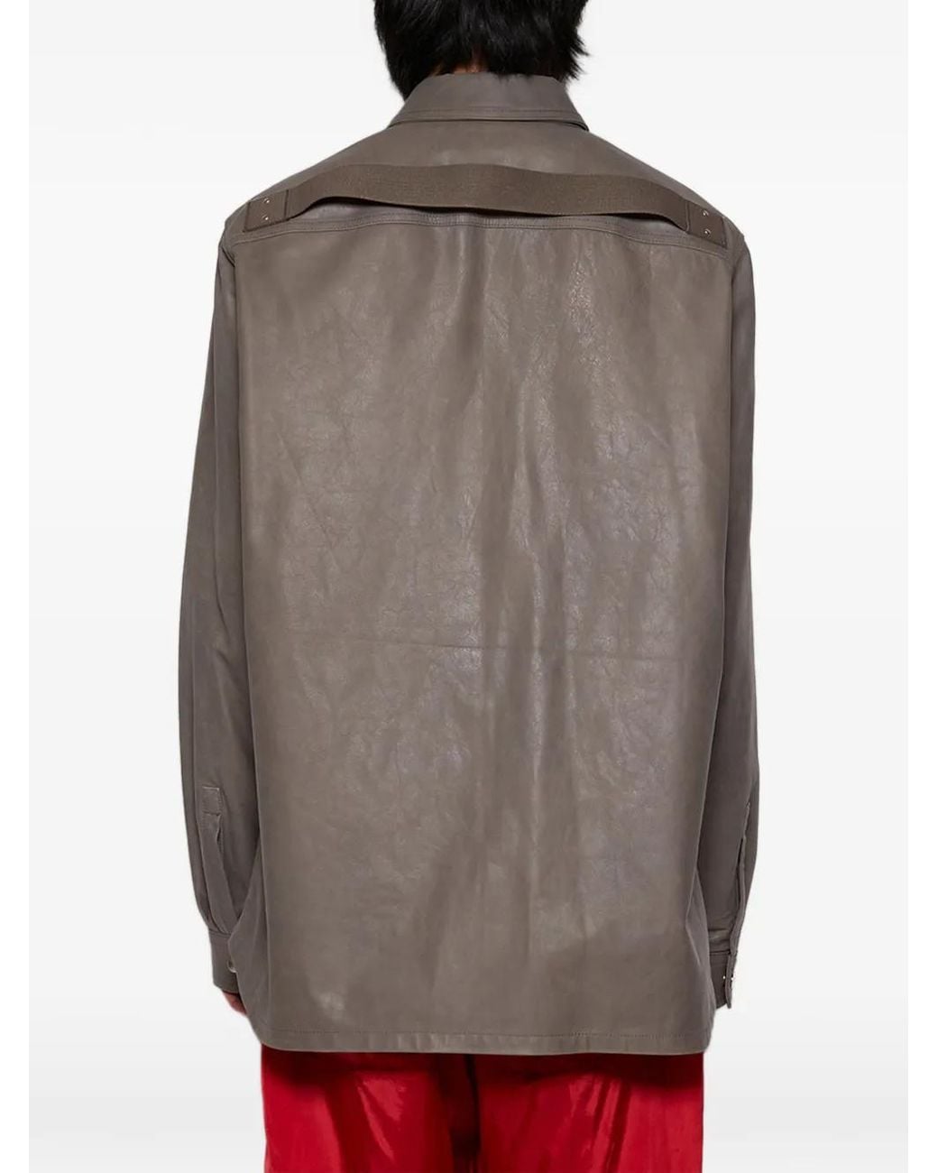 Rick Owens Gray Giacca for men