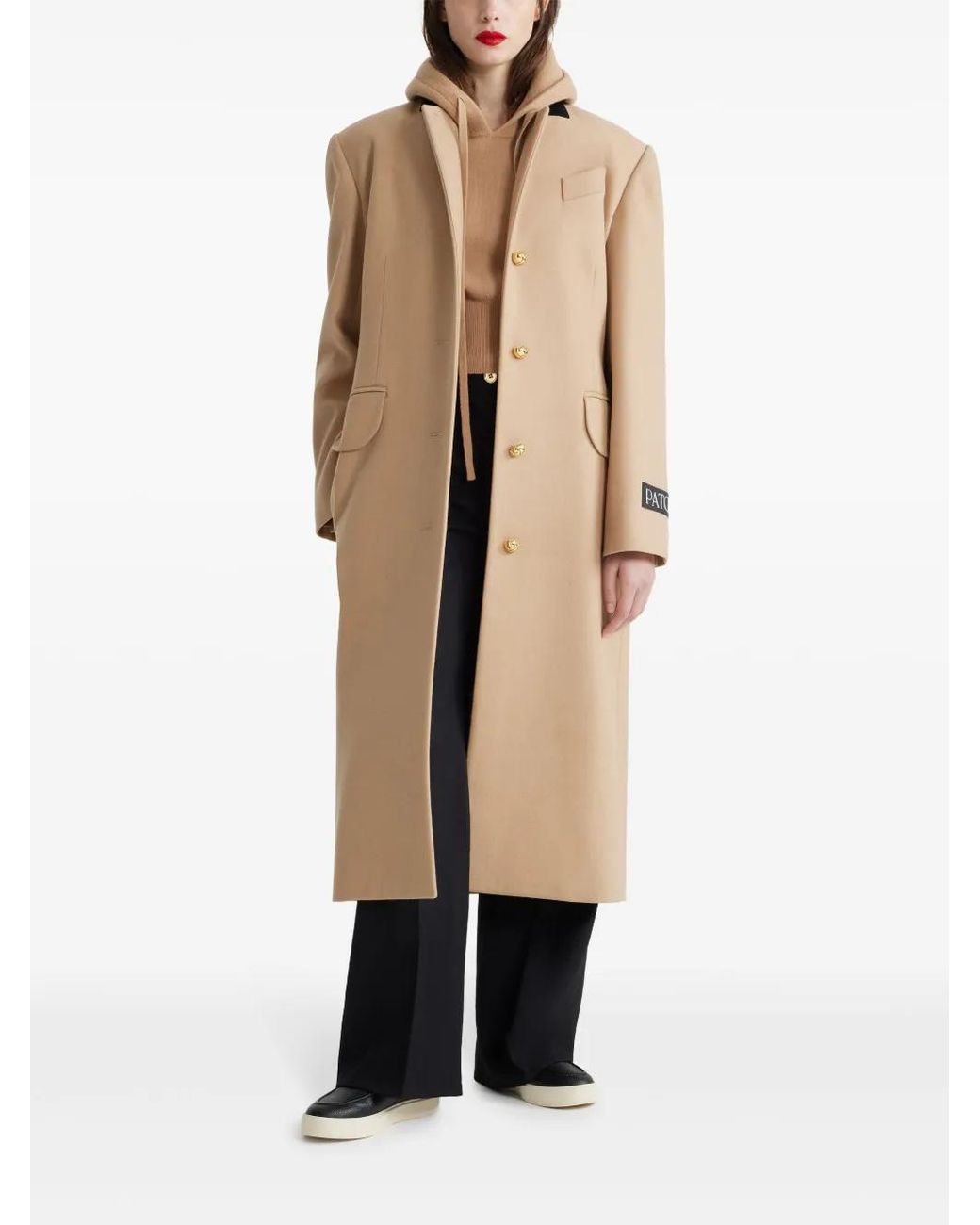 Patou Natural Tailored Coat