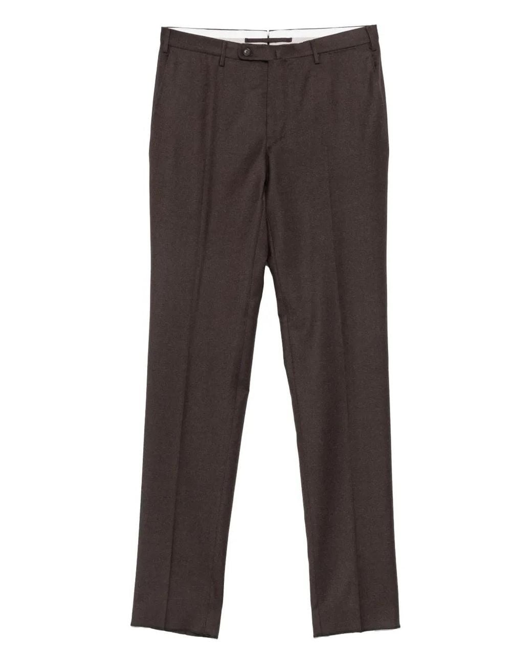 Incotex Gray Slim Chino Trousers for men