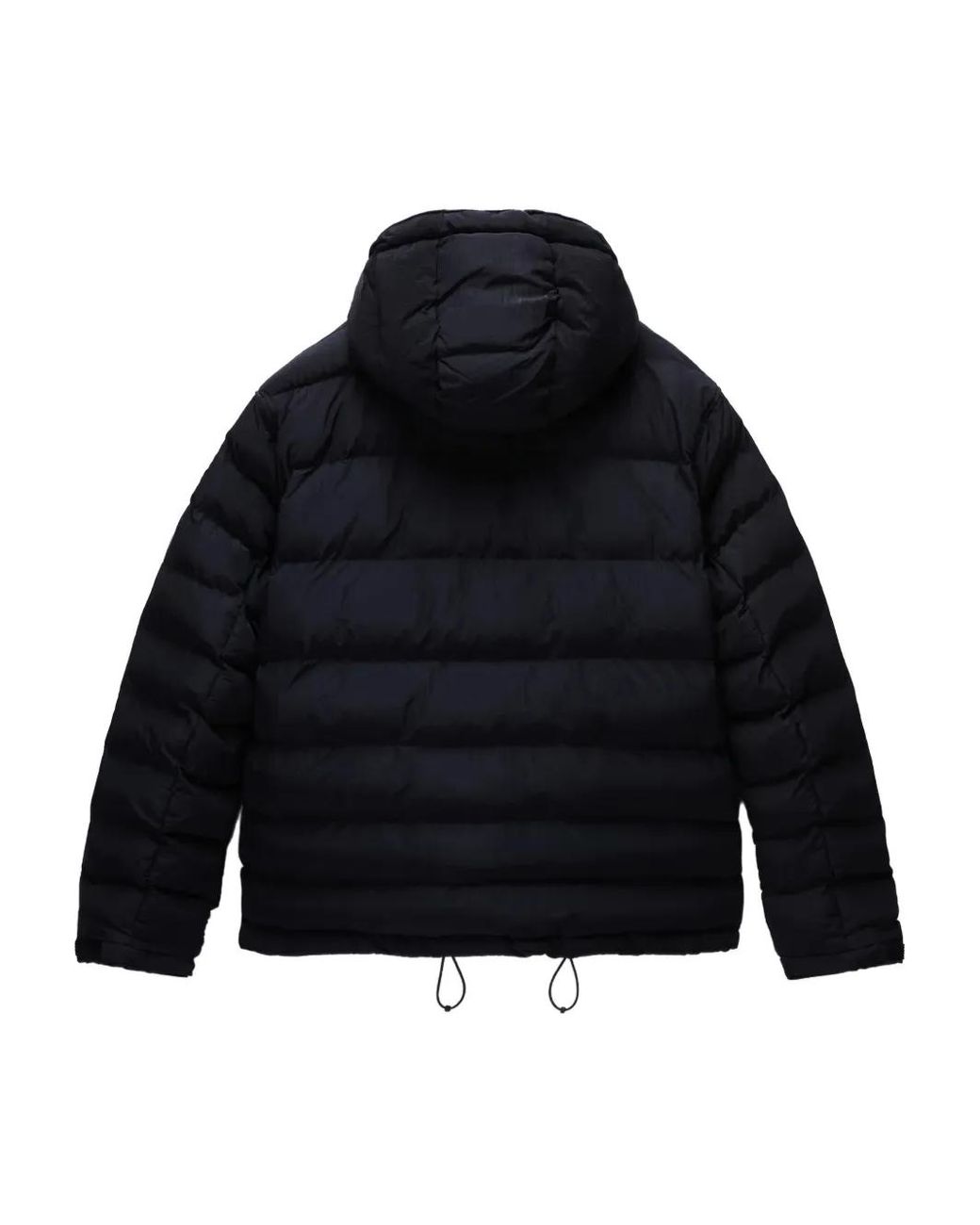 Napapijri Blue Hooded Padded Jacket for men