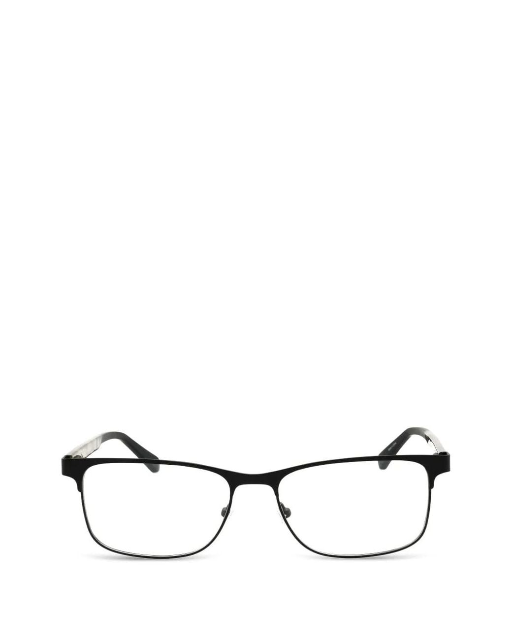 Gant Black Rectangle-Frame Glasses for men