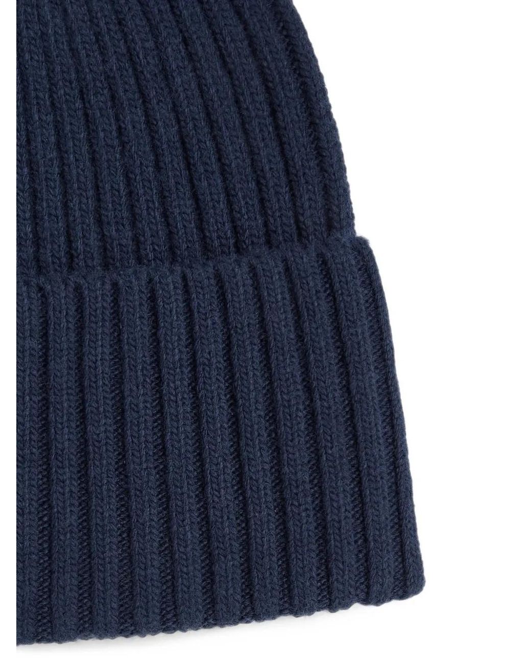 Karl Lagerfeld Beanie Mit Logo-Patch in Blue für Herren
