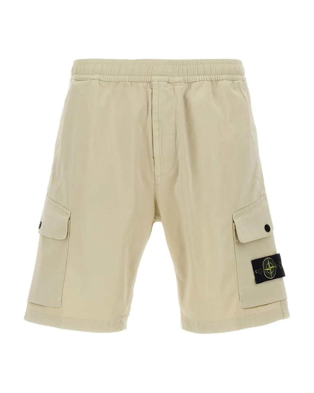 Stone Island Natural Shorts for men