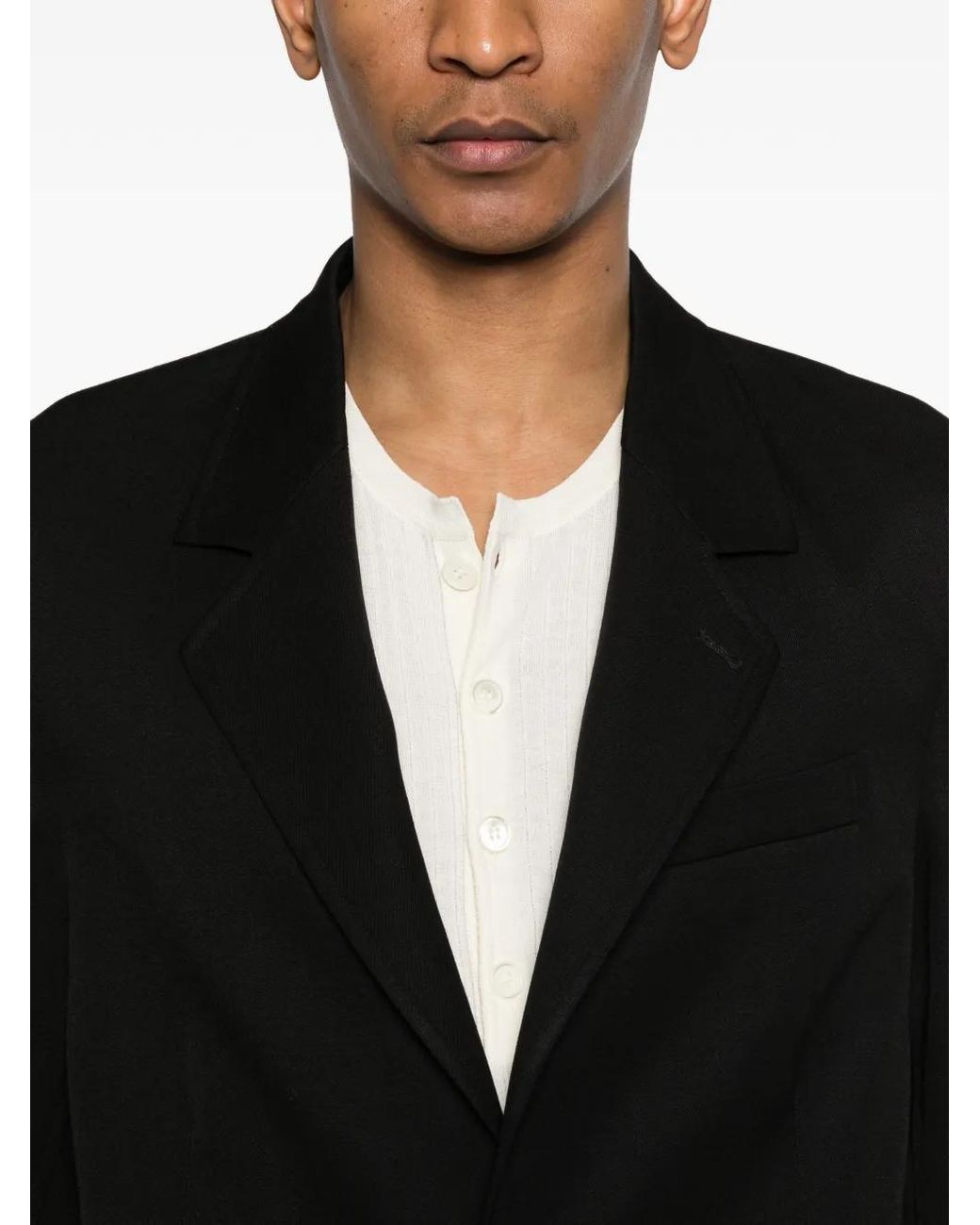 Our Legacy Black Unconstructed Ceremony Blazer for men
