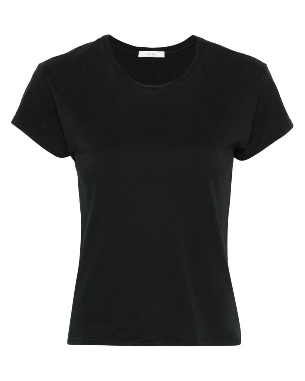 The Row Black Tori Top In Cotton