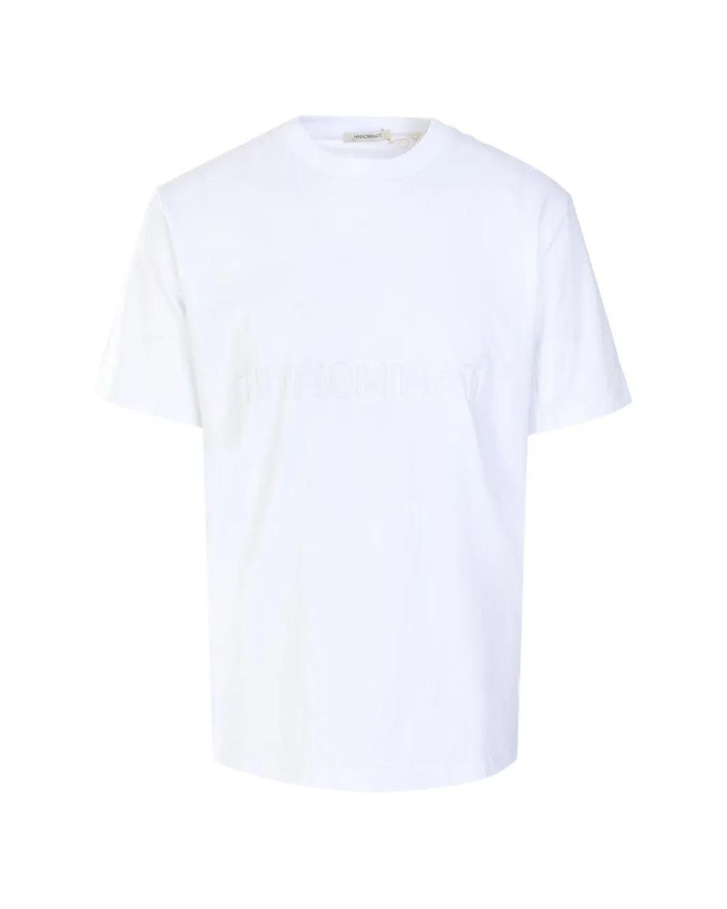 hinnominate White Embossed T-Shirt for men