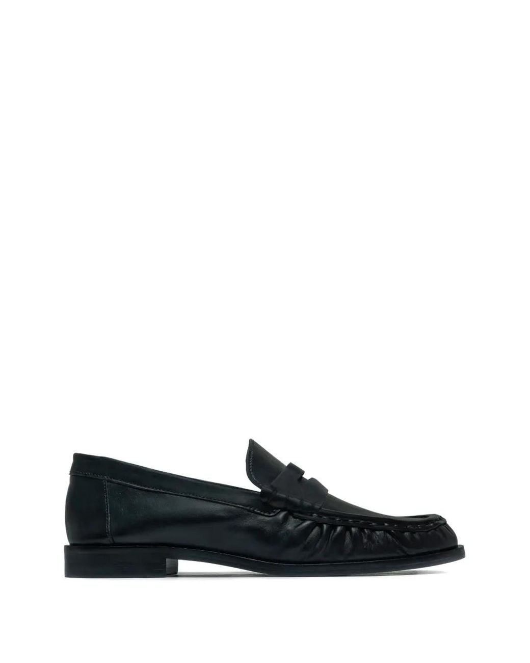 Bernardo Black Tilda Leather Loafers