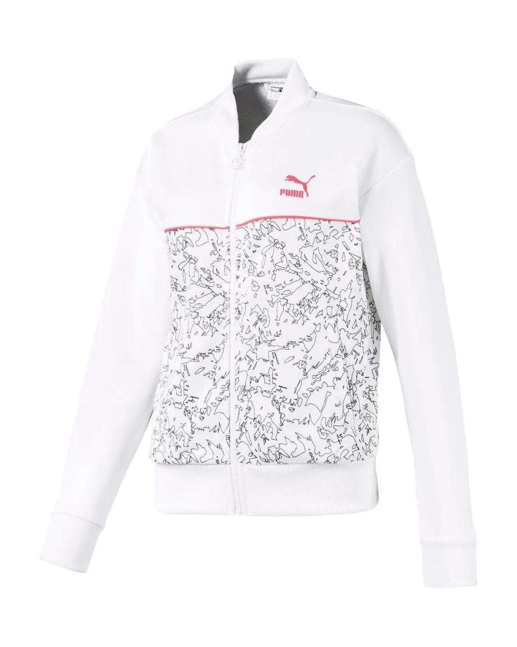 Sudadera Con Cremallera PUMA de color White