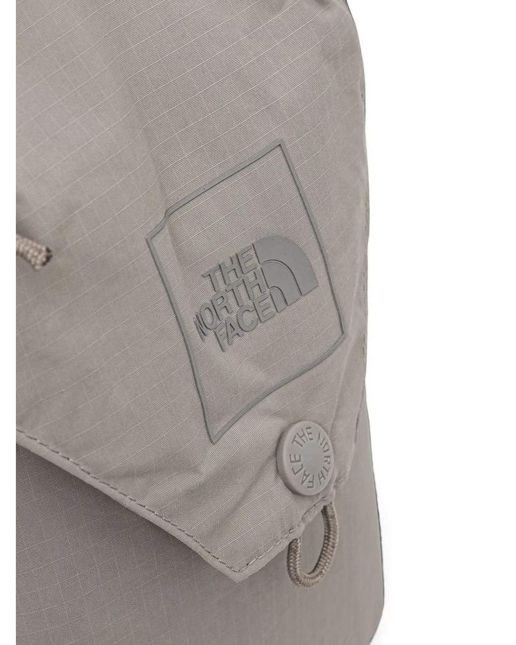 The North Face Gray Glen Canyon Logo-Patch Backpack