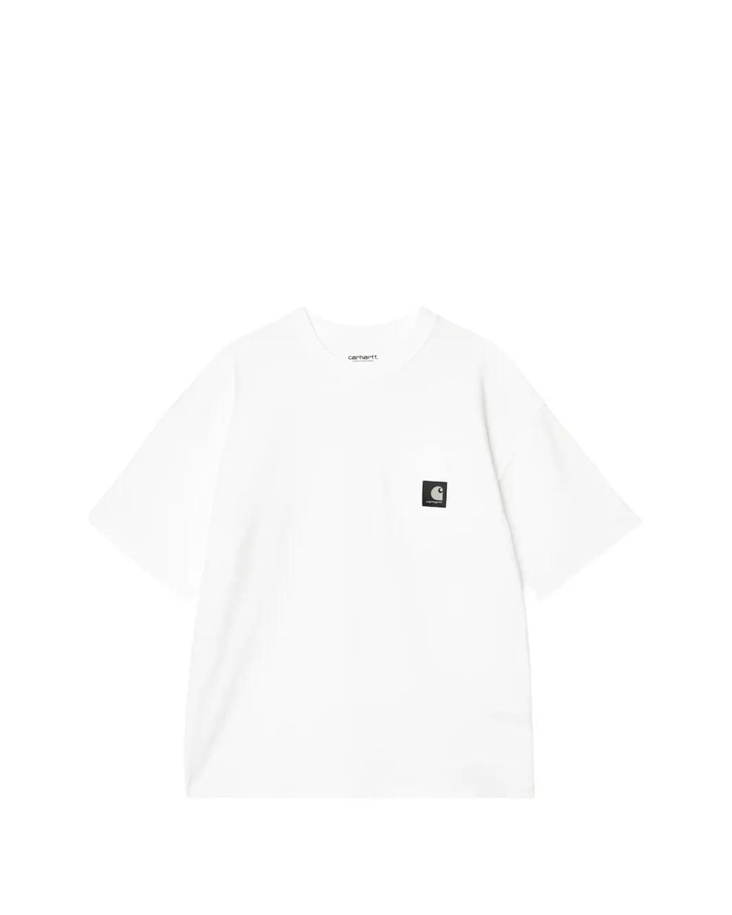 Carhartt White Og Loose-Fit Pocket T-Shirt for men