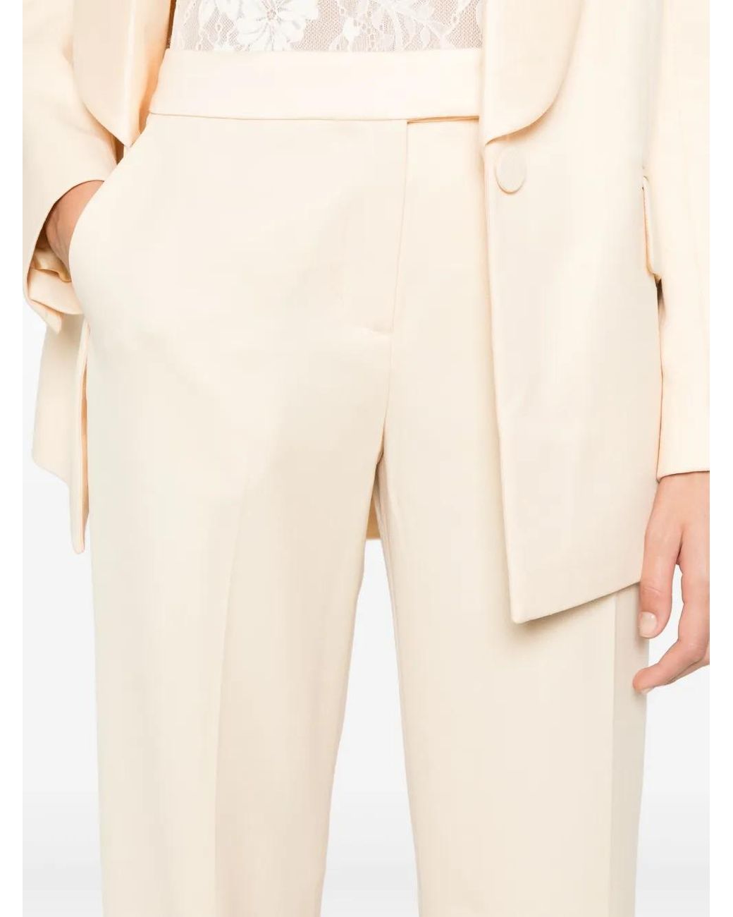Zimmermann Natural Chic Tailored Pants For