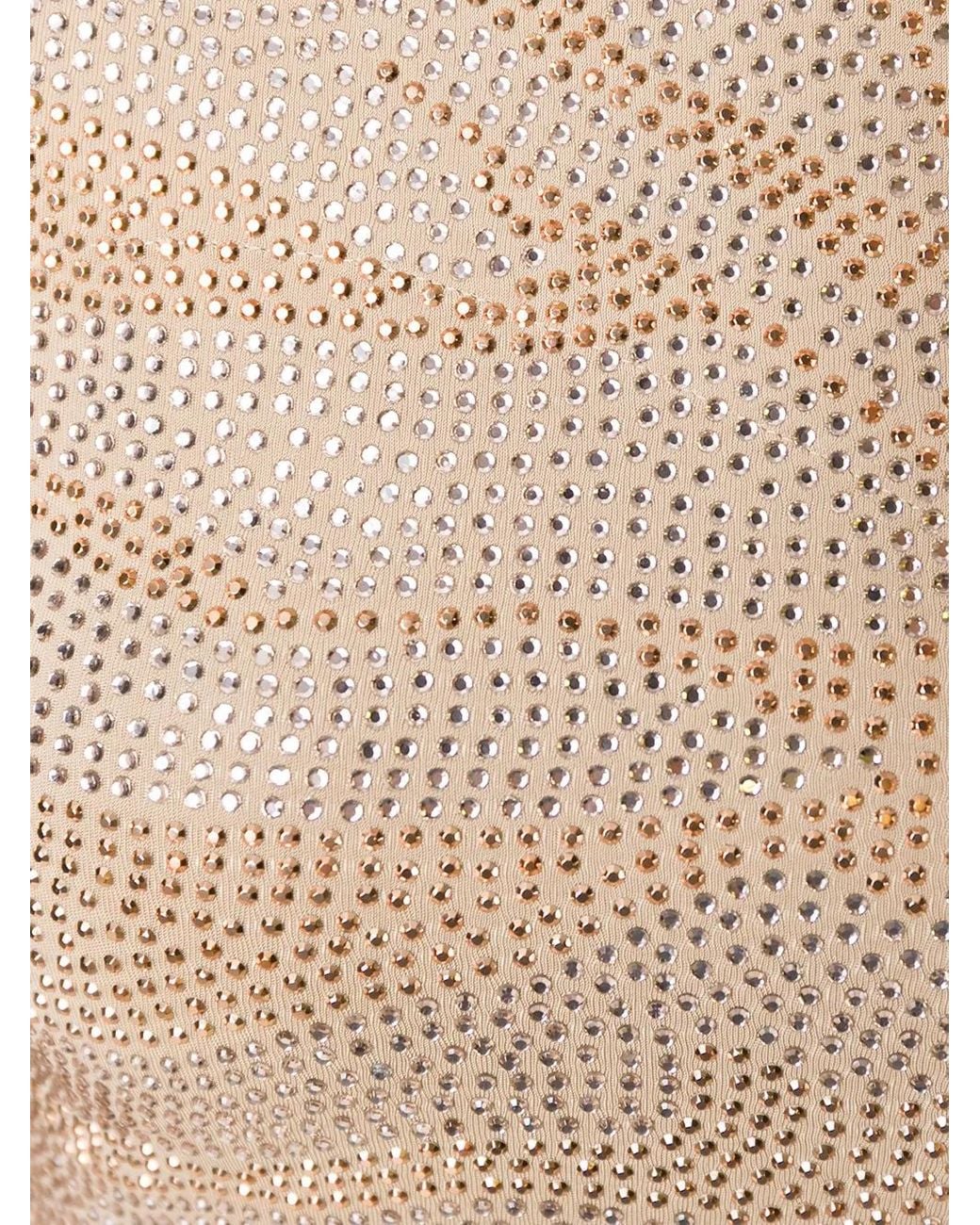 Balmain Natural Zebra Glitter One Shoulder Dress