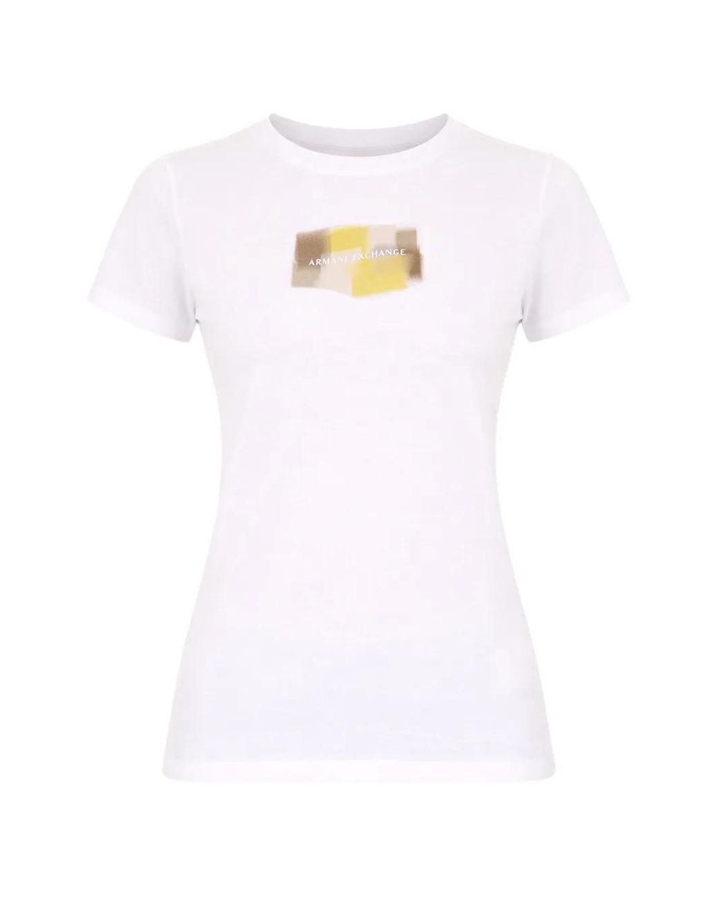 ARMANI EXCHANGE White Short-Sleeve T-Shirt