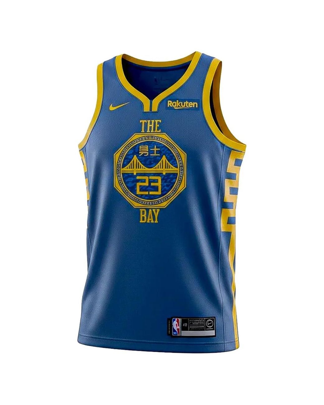 Nike Blue Swingman Golden State Warriors Jersey for men