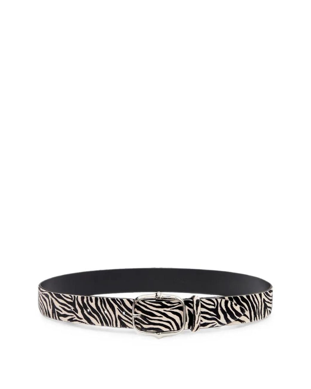 Isabel Marant White Ceinture Lapae En Cuir