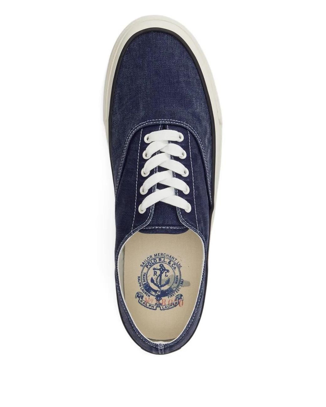 Polo Ralph Lauren Blue Keaton V2 Sneakers for men