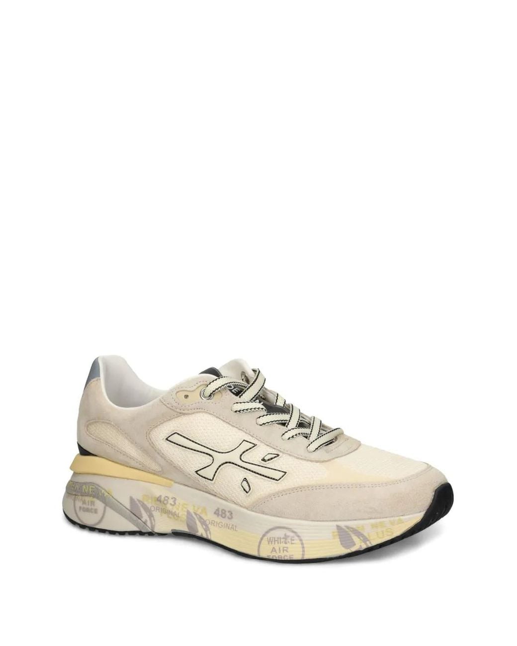 Premiata White Moerun 7776 Sneakers for men