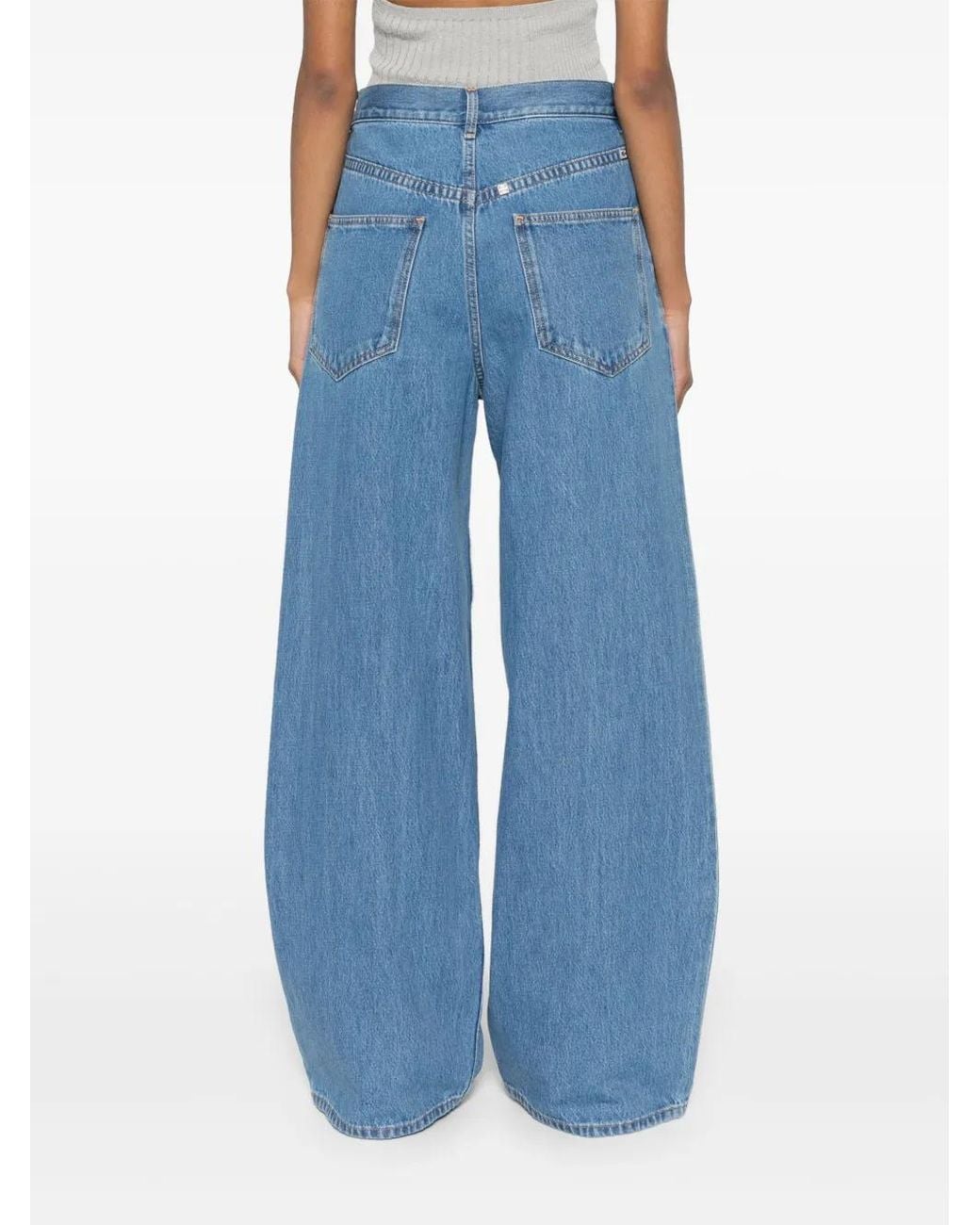 Givenchy Blue Oversized Jeans