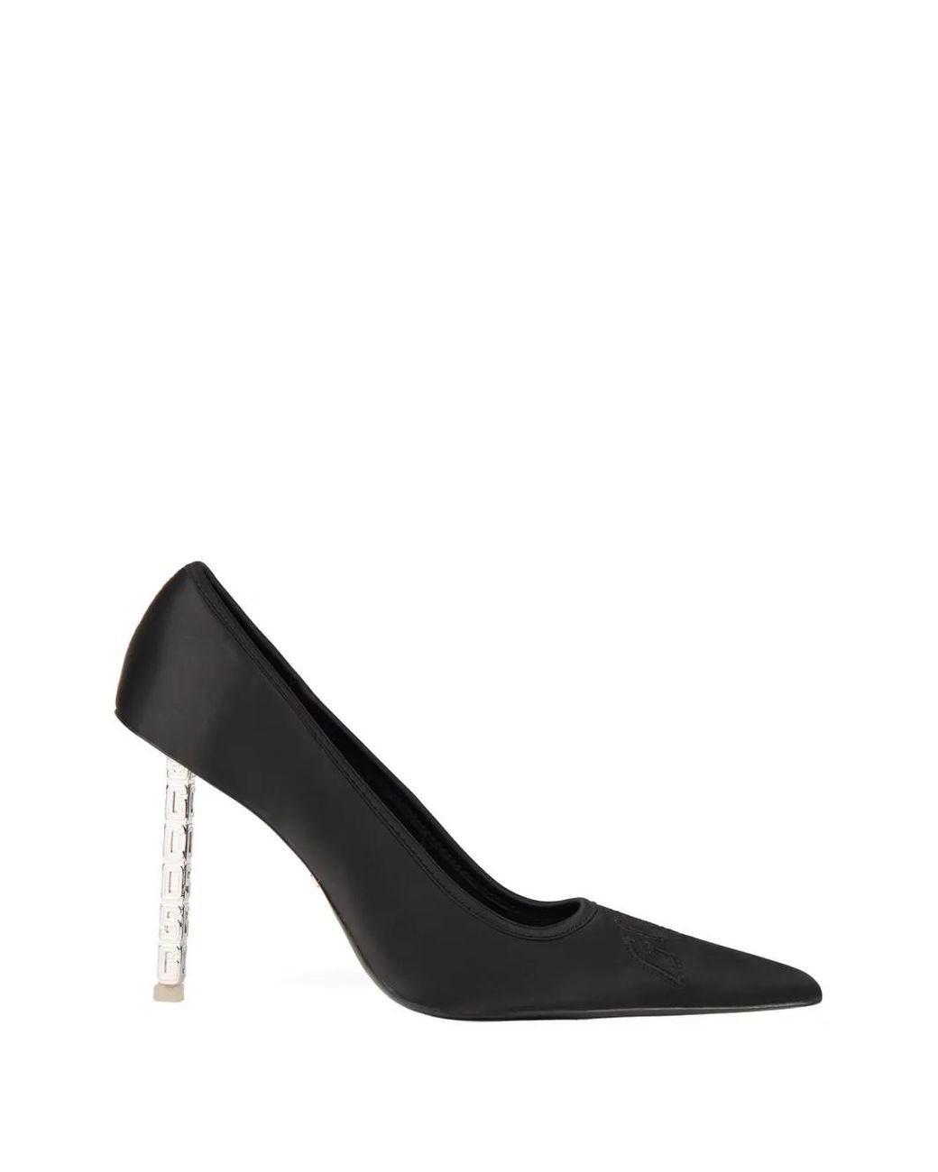 Gcds Black Logo-Embroidered Pumps