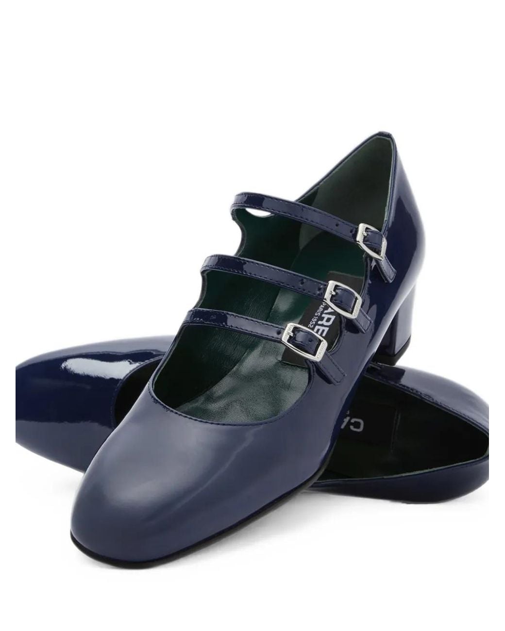 CAREL PARIS Blue Escarpins Kina À Triple Bride