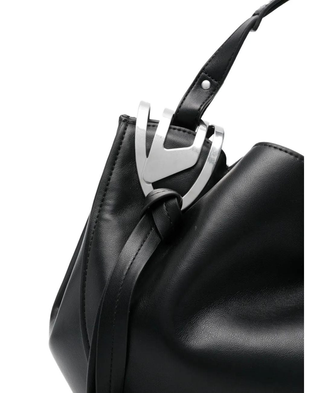 DIESEL Black Knot-D Shoulder Bag
