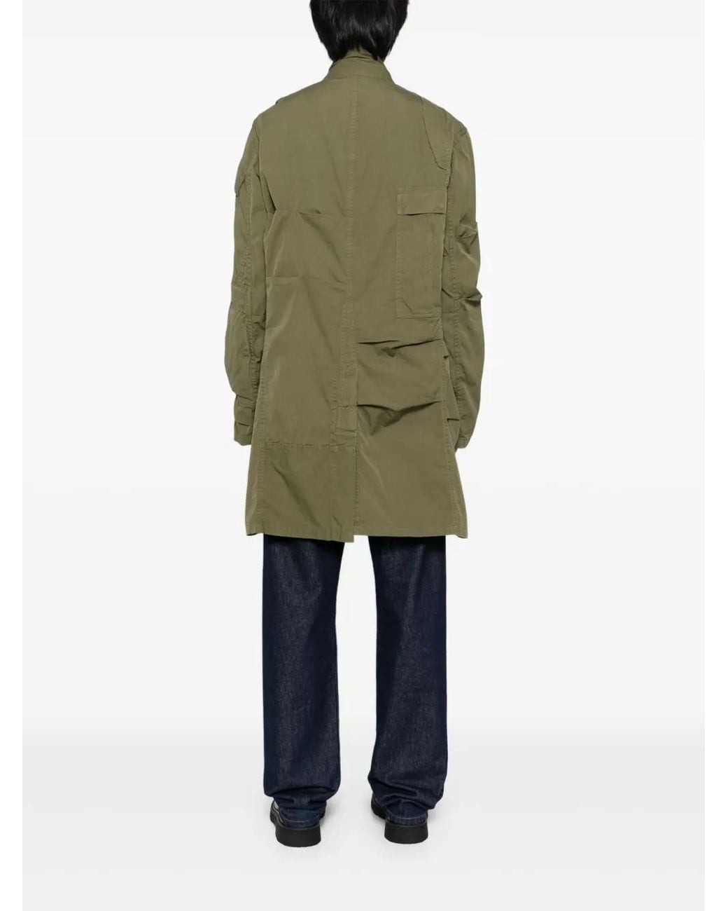 Junya Watanabe Green Military Coat for men