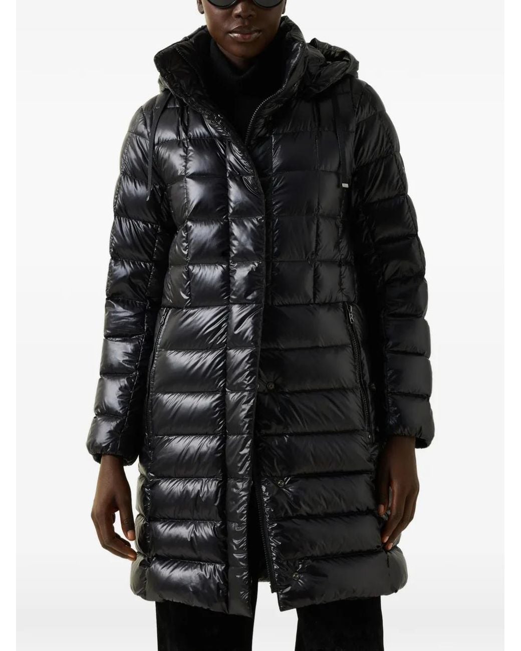 Bogner Black Meryl Quilted Down Coat