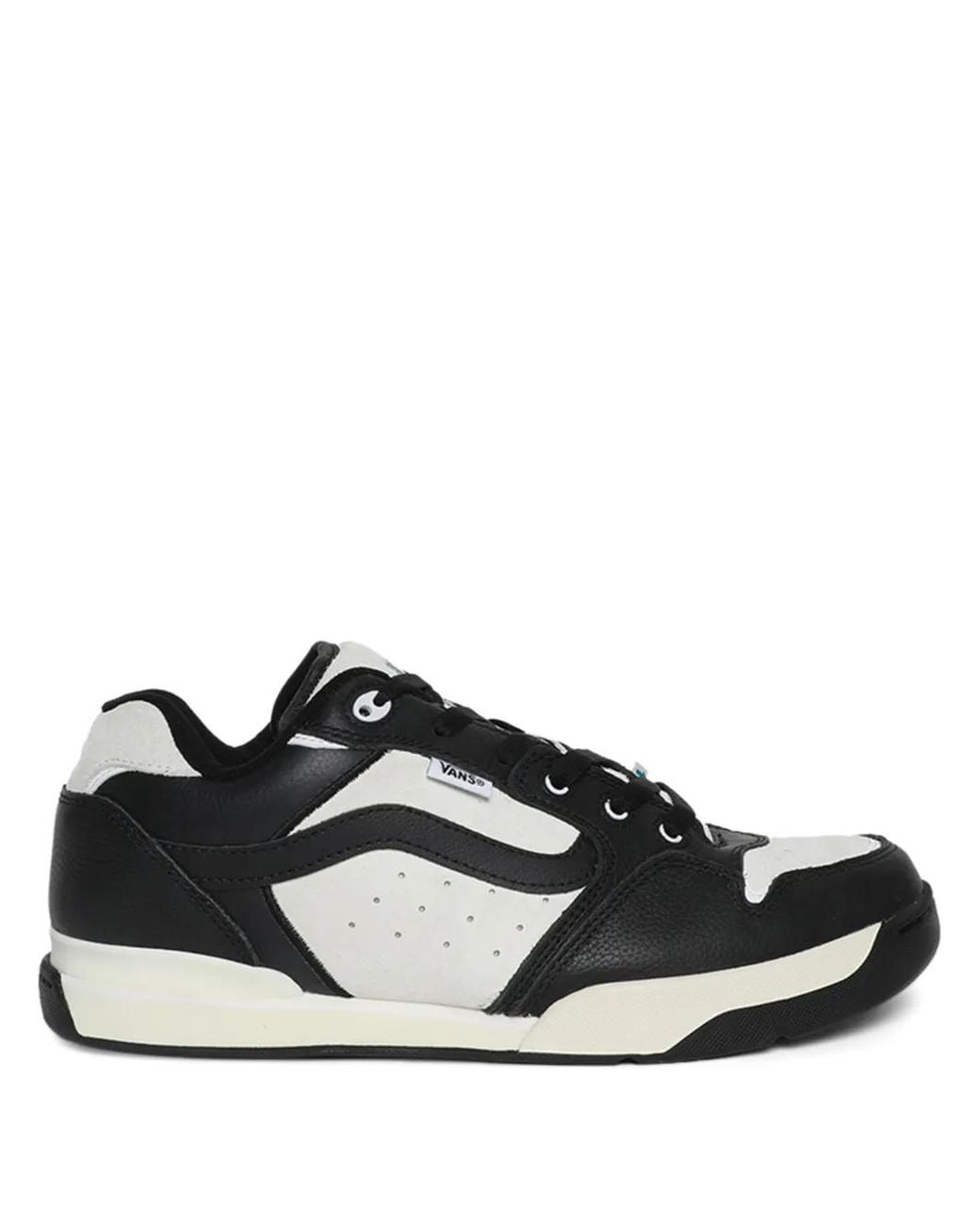 Vans Black Rowley Xlt Faux-Leather Sneakers for men