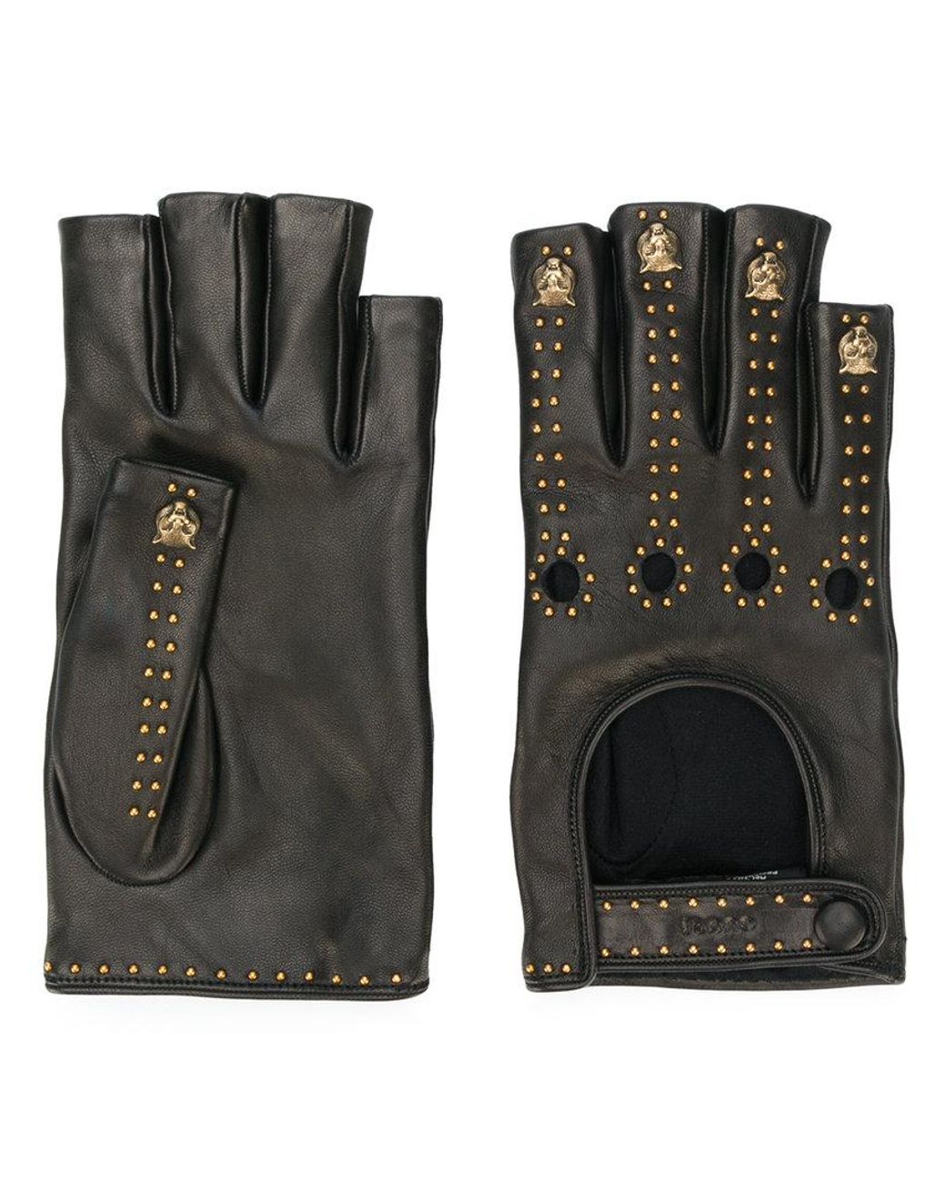 Gucci Fingerless Gloves in Brown for Men | Lyst