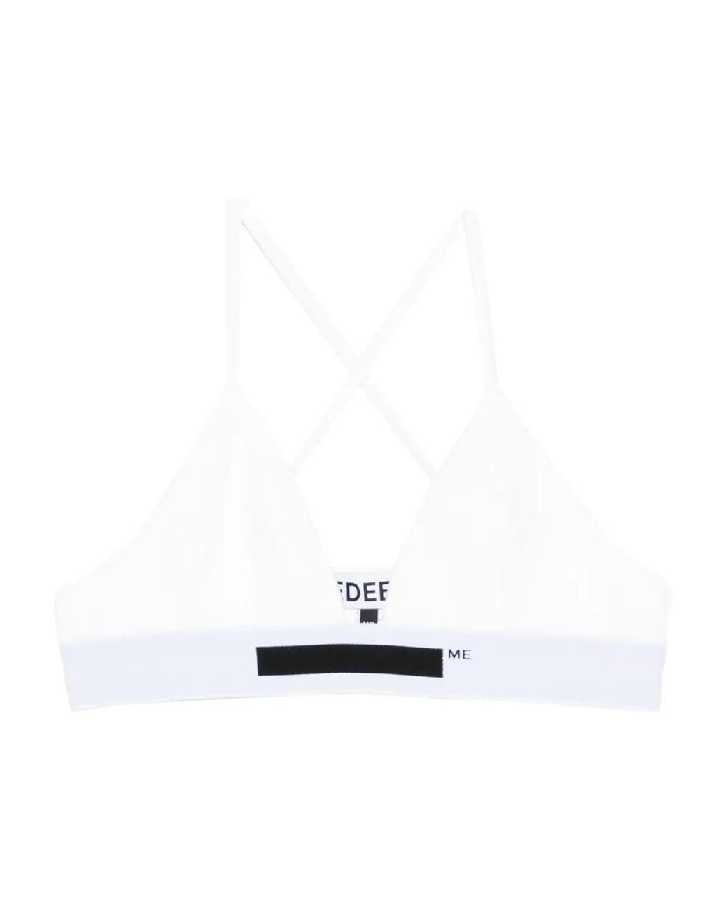 MEDEA White Logo Bra