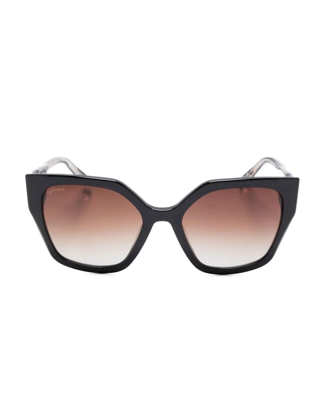 Aspinal Brown Como Butterfly-Frame Sunglasses