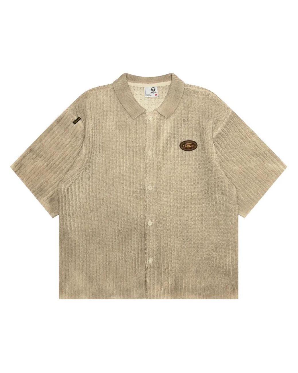 Aape By A Bathing Ape Natural Cotton-Blend Shirt for men