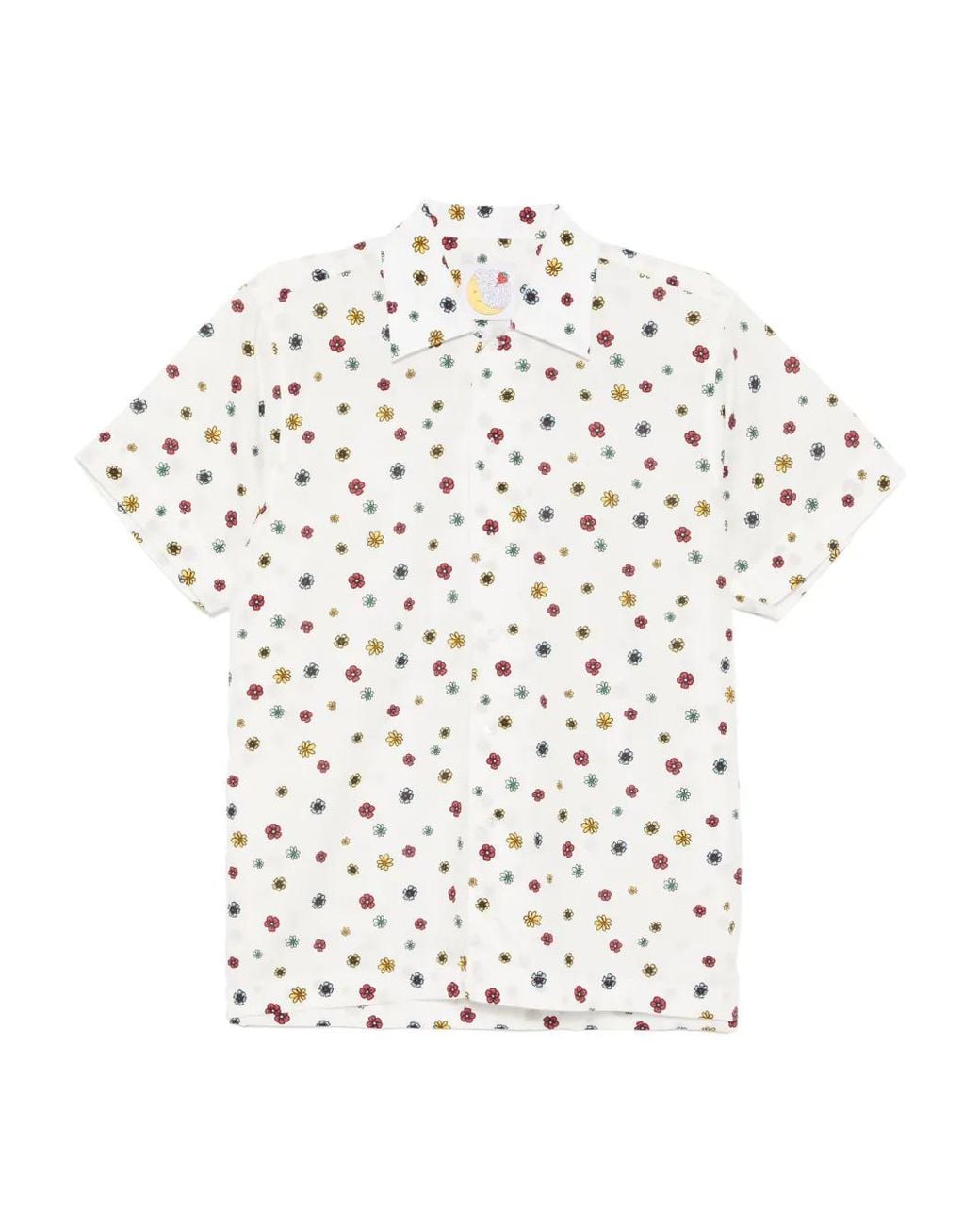 Sky High Farm White Graphic-Print Shirt for men